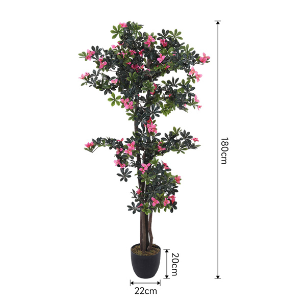 Livingandhome Artificial Bougainvillea Decorative Plant