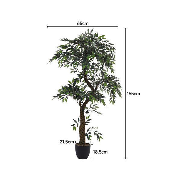 Livingandhome Artificial Eucalyptus Decorative Plant