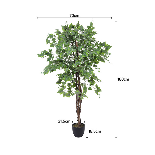 Livingandhome Artificial Grape Tree in Pot