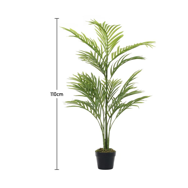 Livingandhome Artificial Potted Palm Tree 110cm