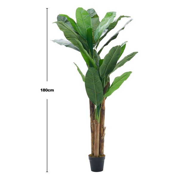 Livingandhome Artificial Plant Fake Banana Tree 180cm