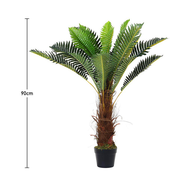 Livingandhome Realistic Aritificial Potted Tree 90cm