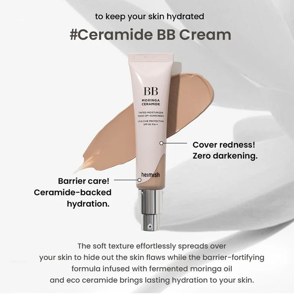 Heimish Moringa Ceramide SPF30 BB Cream 23 Light Medium 30g