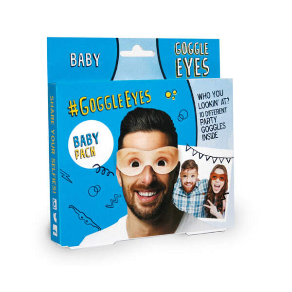 Bristol Novelty Goggle Eyes Baby Party Mask (Pack of 10)