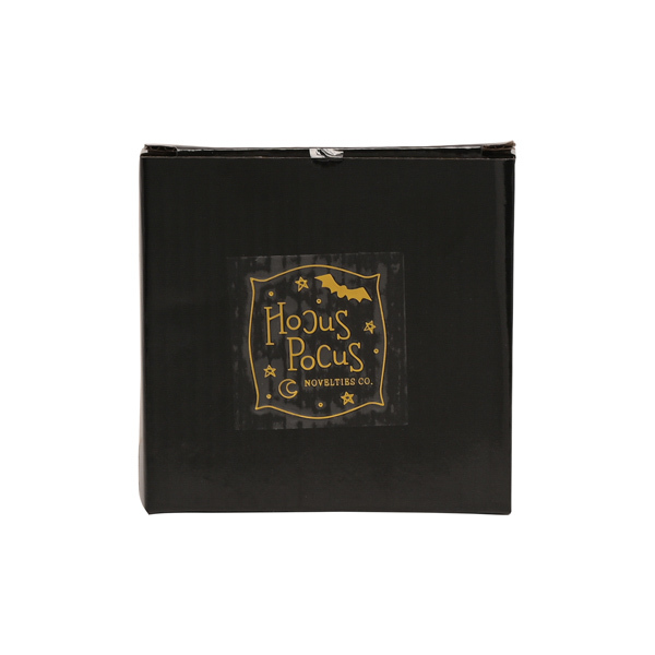 Hocus Pocus Gold & Black Mirror 4 Skull Silhouette Coasters