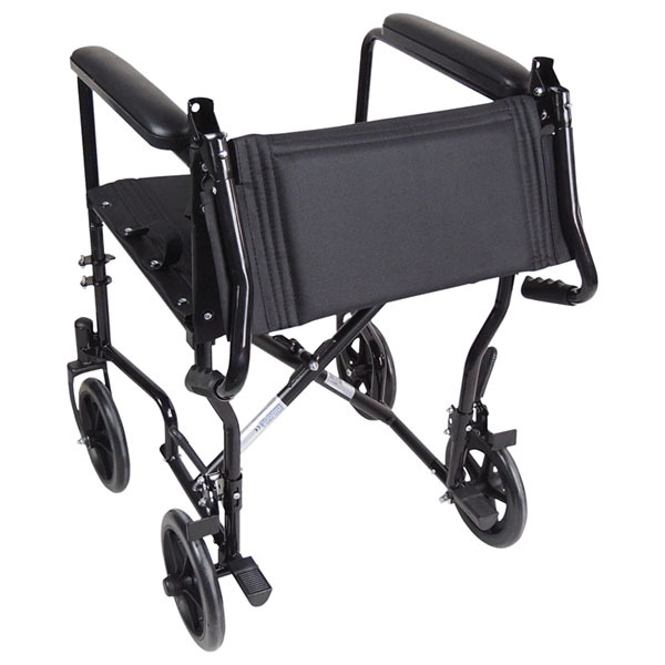 Aidapt Aluminium Transport Wheelchair BLACK