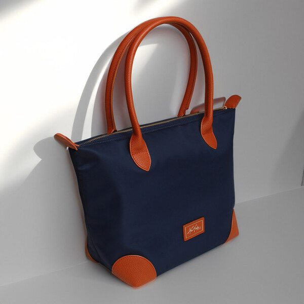 Alice Wheeler Navy Shoreditch Large Tote Bag