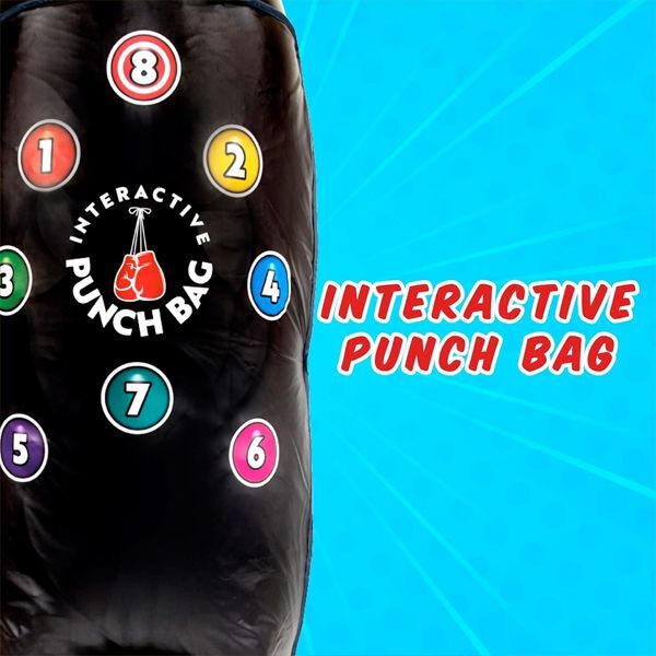 Rainbow Colours - Interactive Inflatable Punch Bag For Kids