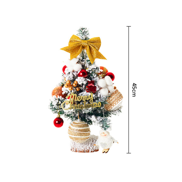 Livingandhome Tabletop Christmas Tree With LED Light Small