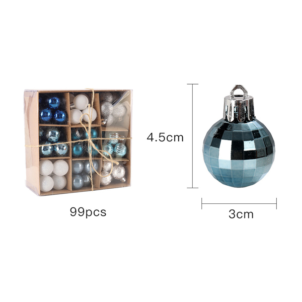 Livingandhome Christmas Balls Ornaments