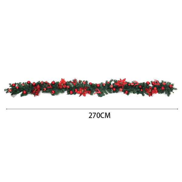 Livingandhome Dense String Berry Ball Flower Garland