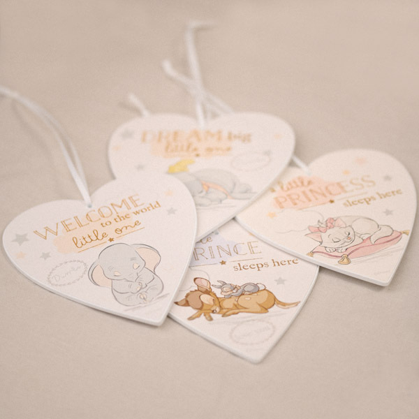 Disney Magical Beginnings Heart Plaque Welcome to the World