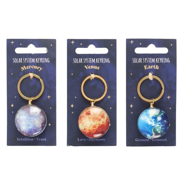 Something Different Solar System Keyring Set (Pack of 9)