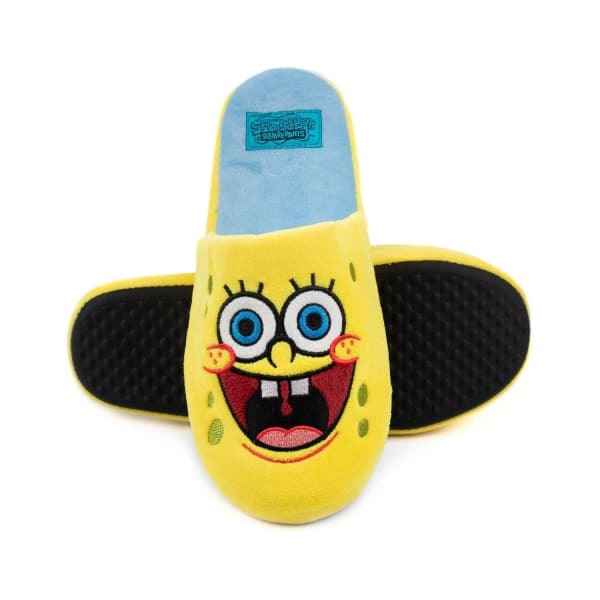 SpongeBob SquarePants Adult Contrast Slippers (3-4)