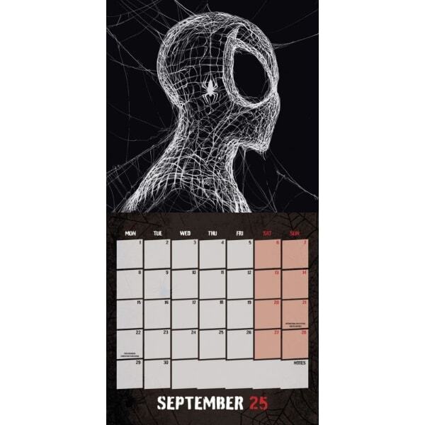 Spider-Man 2025 Square Wall Calendar (30cm x 30cm)