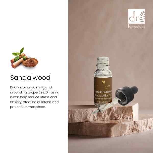 Dr Botanicals Aromatic Sandalwood Diffuser Oil Duo 2 x 10ml