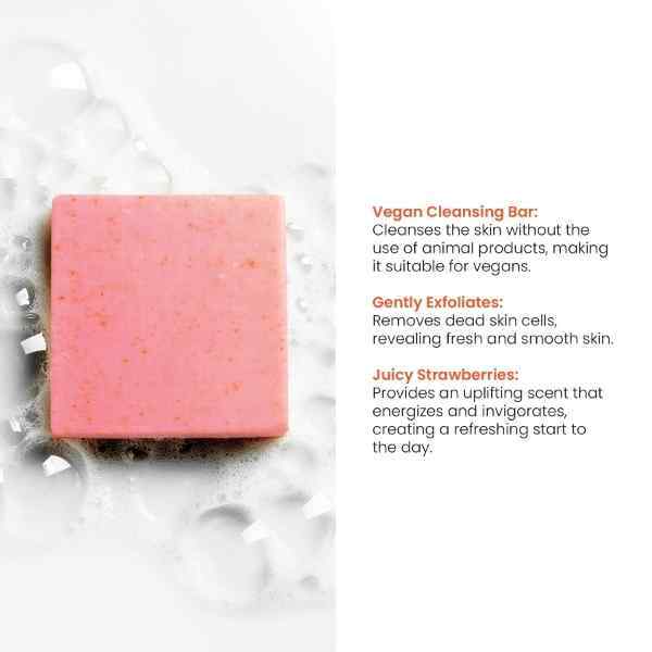 Dr Botanicals Hydrating Rose Facial Cleansing Bar 2 x 100g