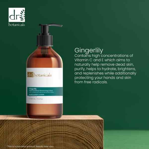 Dr Botanicals Gingerlily Body Lotion Twin Pack 2 x 500ml