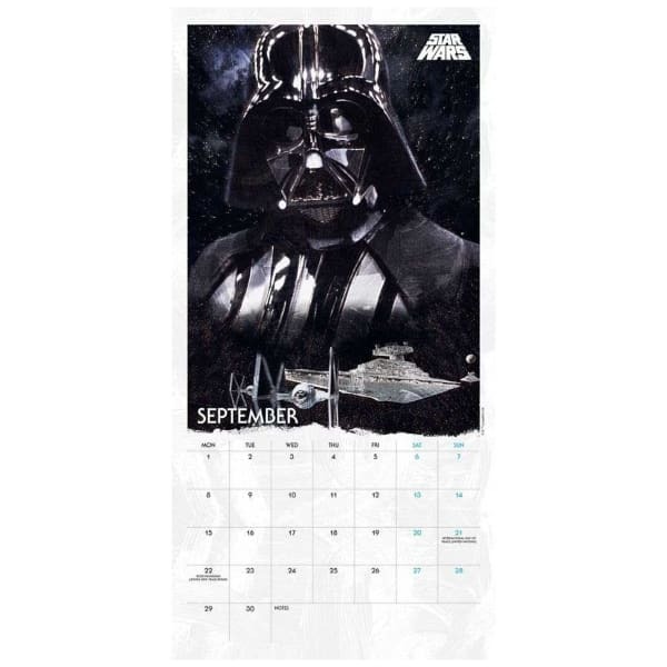 Star Wars Classic 2025 Wall Calendar