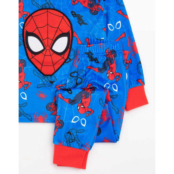 Spider-Man Kids Fleece Long Pyjama Set (7-8 Years)