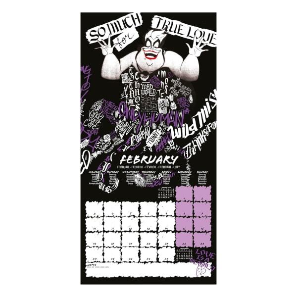 Disney Villains 2025 Square Calendar