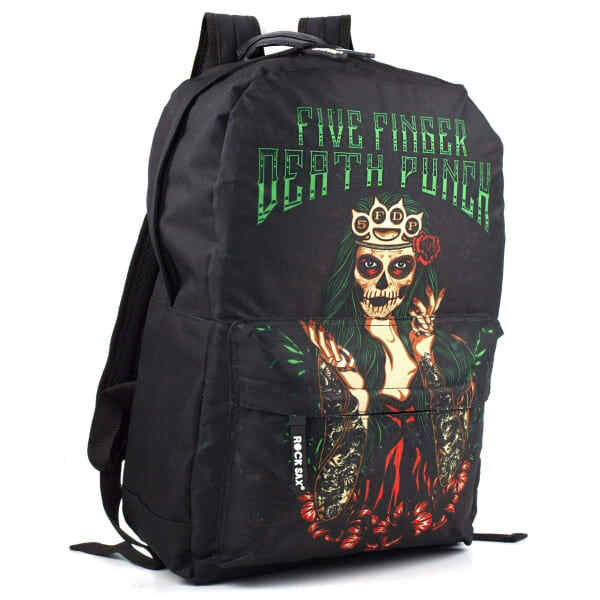 Rock Sax Day Of Dead Five Finger Death Punch Backpack