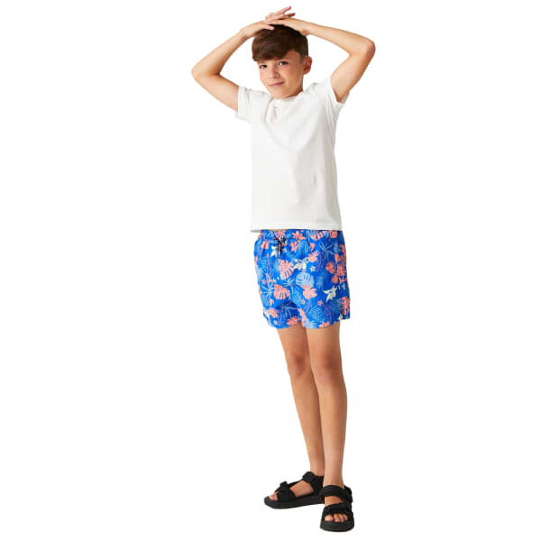 Regatta Boys Skander III Hawaiian Swim Shorts (7-8 Years)