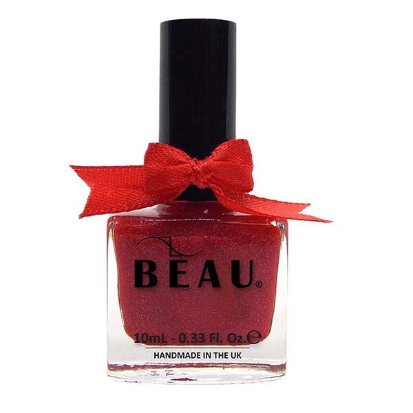 BEAU Polish Red-y & Waiting Holo Nail Polish 10ml