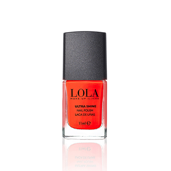 LOLA MAKE UP Nail Polish #10 Free Formula 014 Brilliant Red