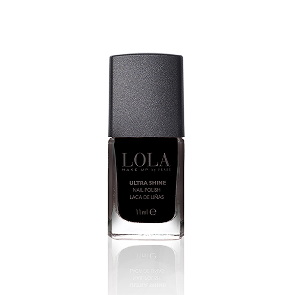 LOLA MAKE UP Nail Polish #10 Free Formula 011 Jet Black