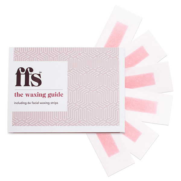 FFS Beauty Natural Facial Wax Strips Pack of 6