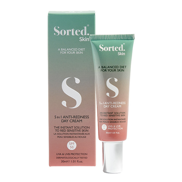 Sorted Skin 5 in 1 Anti-Redness Day Cream SPF50 30ml