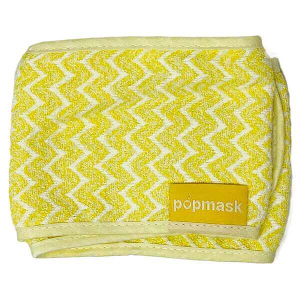 Popmask Microfiber Spa Headband - Yellow