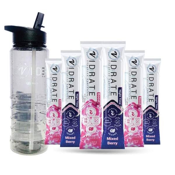 ViDrate 15 Day Night & Day Starter Pack 30 Sachets + Bottle