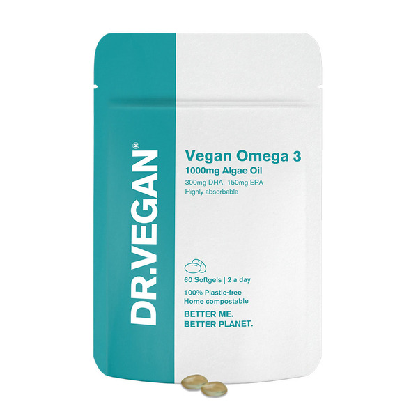 DR.VEGAN Vegan Omega 3 | 30 Day Supply | 2 Softgels Per Day