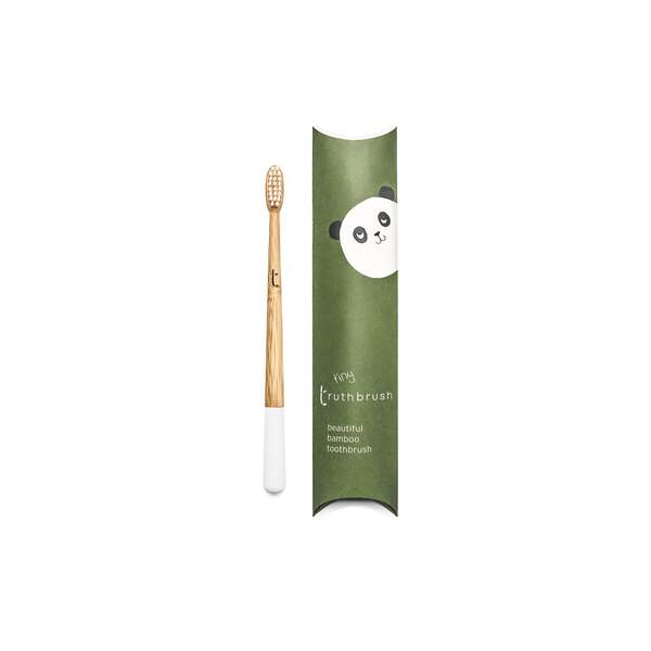 Truthbrush Bamboo Children's Toothbrush Cloud White Soft