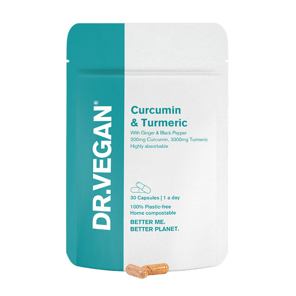 DR.VEGAN Curcumin & Turmeric | 30 Day Supply