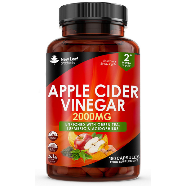 New Leaf Apple Cider Vinegar Complex High Strength Capsules