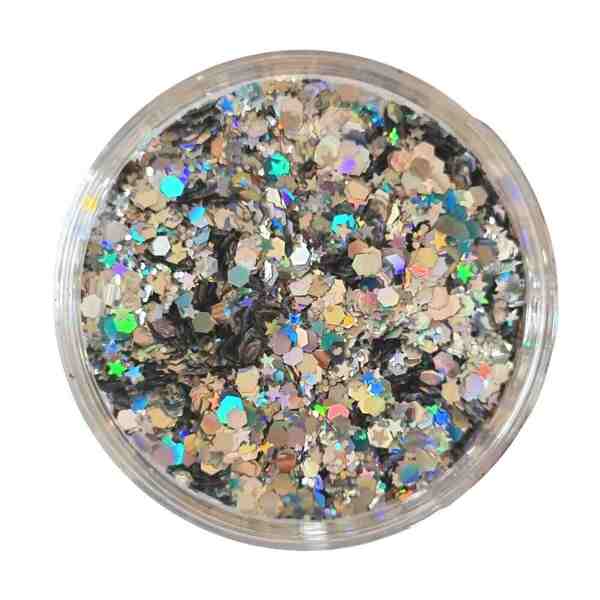 Luvyah Cosmetics Intergalactic Silver Body Glitter Face 10g