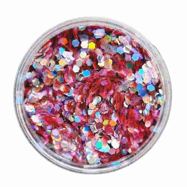 Luvyah Cosmetics Mermaid Pink Festival Body Face Glitter 4g