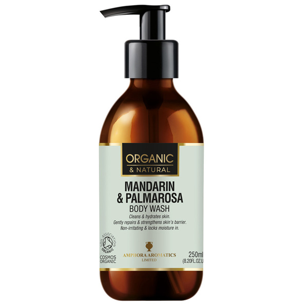 Amphora Aromatics Mandarin  Body Wash Organic 250ml