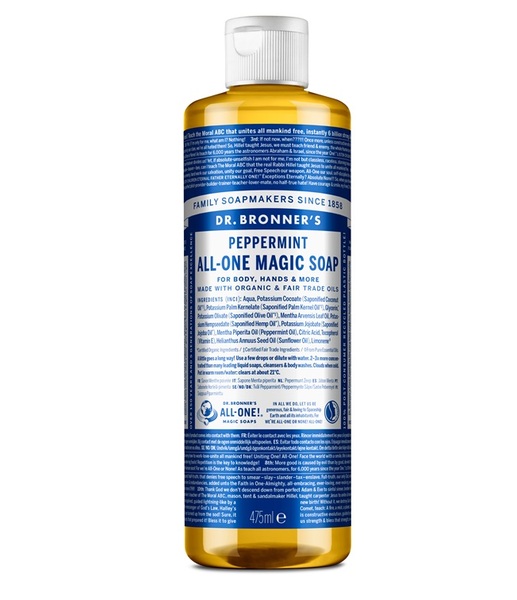 Dr Bronner Peppermint All-One Magic Soap - 475ml