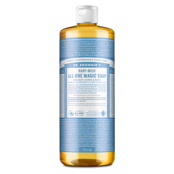 Dr Bronner Baby Mild Castile Liquid Soap - 946ml