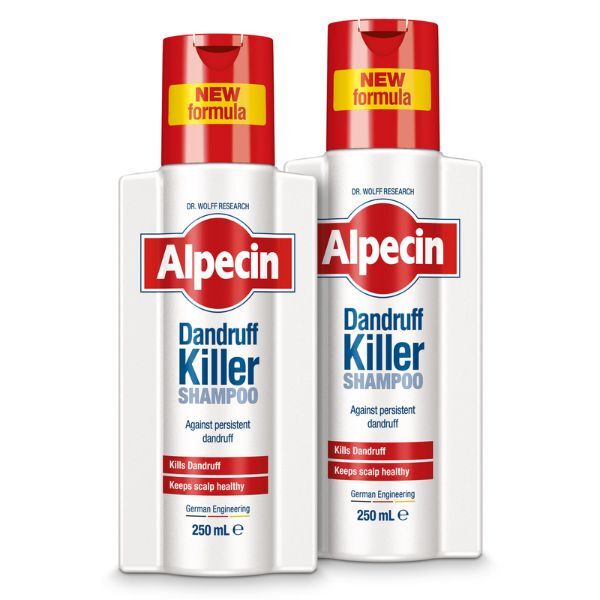 Alpecin Dandruff Killer Shampoo 2x 250ml | Removes Dandruff