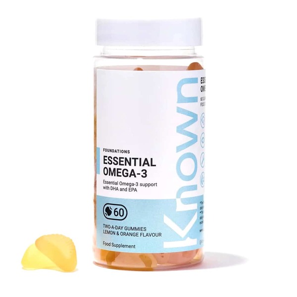 Known Nutrition Essential Omega 3 Gummy Supplement x 60