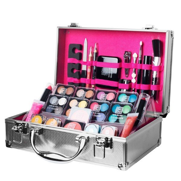 Envie Make Up Vanity Case 54pc - Silver