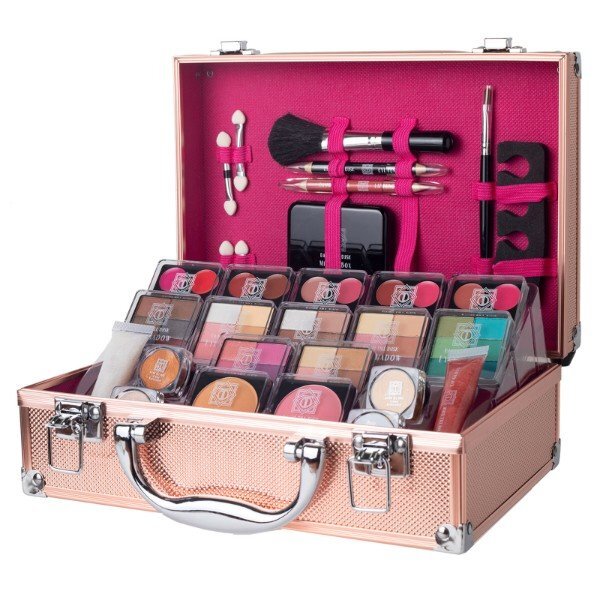 Envie Make Up Vanity Case 80pc - Rose Gold