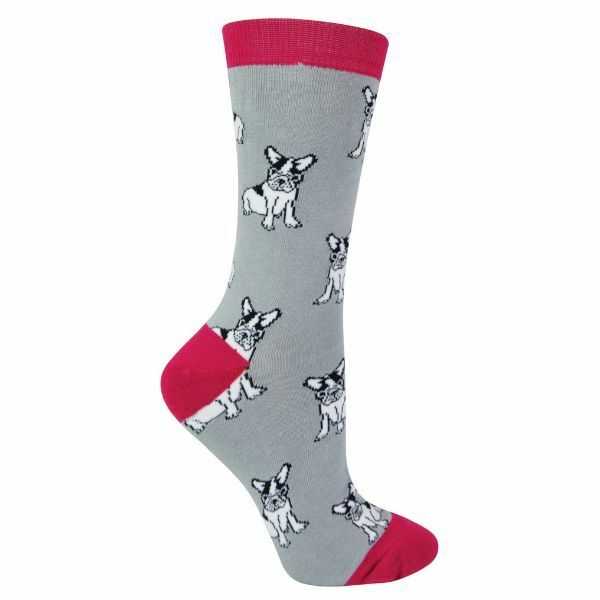 Miss Sparrow Ladies Dog Design Bamboo Socks 4-7 UK