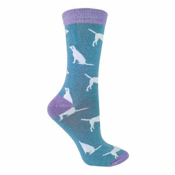 Miss Sparrow Ladies Dog Design Bamboo Socks 4-7 UK