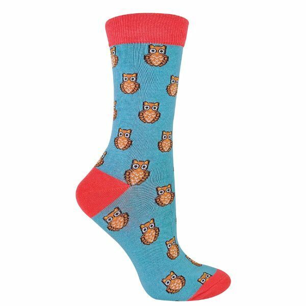 Miss Sparrow Ladies Animal Design Bamboo Socks 4-7 UK